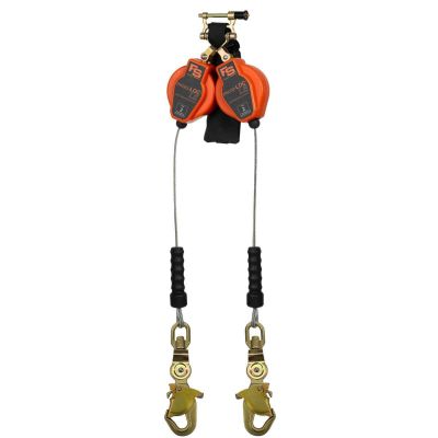 SRW4290008-1 image(0) - FALL SAFE Self Retracting Lifeline (SRL) - MICRO-LOC LE Series - Leading Edge Twin Leg SRL with Swivel Snap Hook - Length: 8-feet