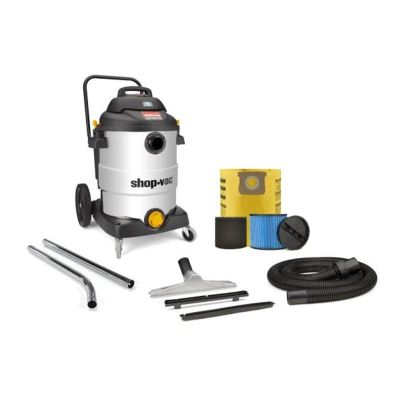 SHV9627806 image(0) - Shop Vac Shop-Vac&reg; 16 Gallon* 6.5 Peak HP** Stainless Steel Contractor Series Wet/Dry Vacuum with SVX2 Motor Technology