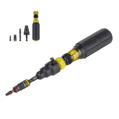 KLE85148 image(0) - Klein Tools Screwdriver Set Plus Magnetizer, Cushion-Grip, 8-Piece