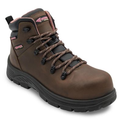 FSIA8160-7-5D image(0) - Avenger Work Boots Framer Lite Mid - Women's - CT|EH|WP|SR - Brown - Size: 7.5 - D - (Regular)