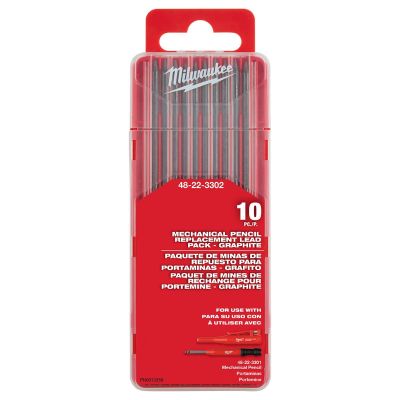 MLW48-22-3302 image(0) - Milwaukee Tool Mechanical Pencil Replacement Lead - Graphite