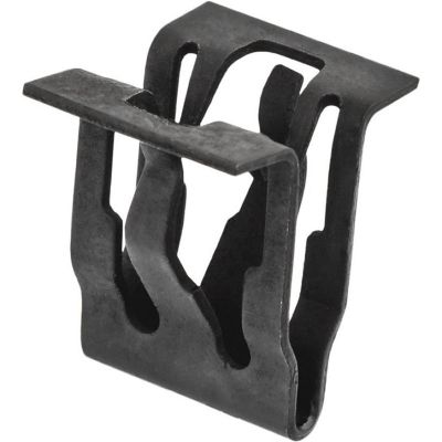 AVC20268 image(0) - AUVECO 20268 Garnish Molding Fastener, 1/2 in W x 5/8 in H, Metal, Zinc/Yellow