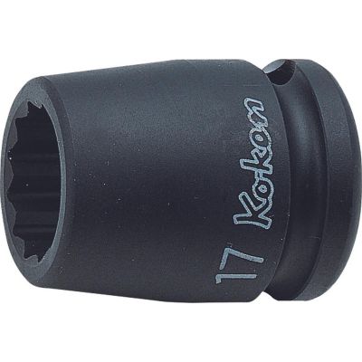 KKN14405M-36 image(0) - Ko-ken USA 14405M-36 1/2 Sq. Dr. Socket 36mm 12 point Length 46mm