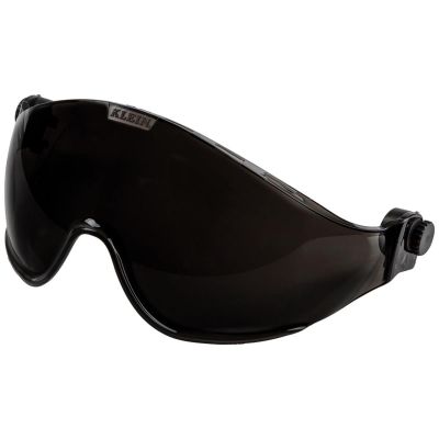 KLEVISORGRAY image(0) - Klein Tools Safety Helmet Visor, Gray Tinted
