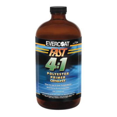 FIB734 image(0) - Fibre glass Evercoat 100734 Polyester Primer Fast Catalyst, 946 mL Bottle, Clear, 4:1 Mixing, Liquid