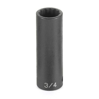 GRE2124D image(0) - Grey Pneumatic 1/2" Drive x 3/4" Deep - 12 Point Socket