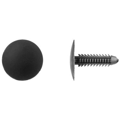 DCO5628PK image(0) - Disco Automotive Hardware 1/4" BLK NYL SHIELD RETAINER