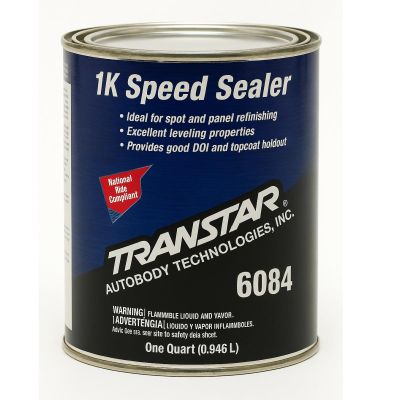 TRP6084 image(0) - Transtar Autobody Products 6084 - 1K Speed Sealer Low VOC 255 Square Feet per Gallon- 1 Quart - Light Gray