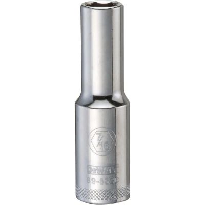 DWTDWMT89532OSP image(0) - DEWALT 001Pc 12Dr Deep Socket-06Pt-7/16