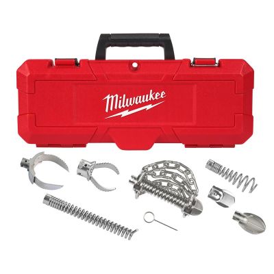 MLW48-53-3839 image(0) - Milwaukee Tool 2" - 4" Head Attachment Kit for Milwaukee&reg; 7/8" Sectional Cable
