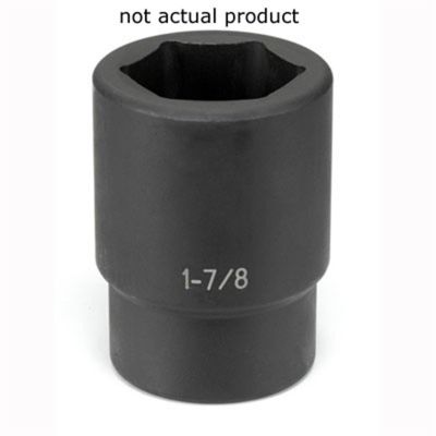 GRE5040R image(0) - Grey Pneumatic #5 Spline x 1-1/4" Standard Socket