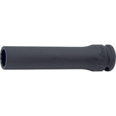 KKN13305M-12 image(0) - Ko-ken USA 13305M-12 3/8 Sq. Dr. Socket 12mm 12 point Length 80mm