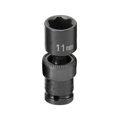 GRE911UMS image(0) - Grey Pneumatic 1/4" Surface Drive x 11mm Standard Universal Socket