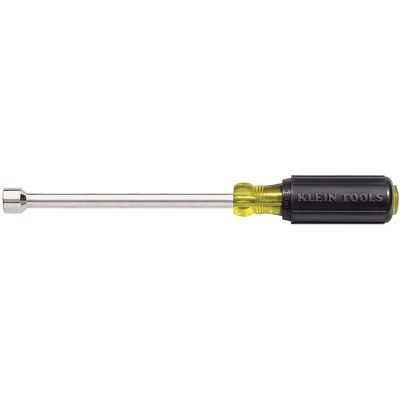 KLE646316 image(0) - Klein Tools 3/16-Inch Nut Driver with 6-Inch Hollow Shaft
