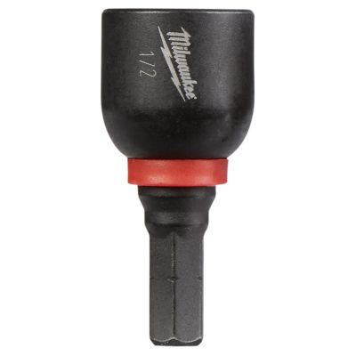 MLW49-66-4717 image(0) - Milwaukee Tool SHOCKWAVE Impact Duty 1/2&rdquo; Insert Magnetic Nut Driver BULK 10