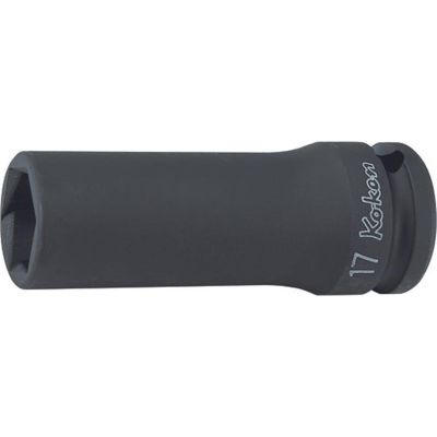 KKN14365M-20 image(0) - Ko-ken USA 14365M-20 1/2 Sq. Dr. Socket 20mm Pathfinder Length 80mm