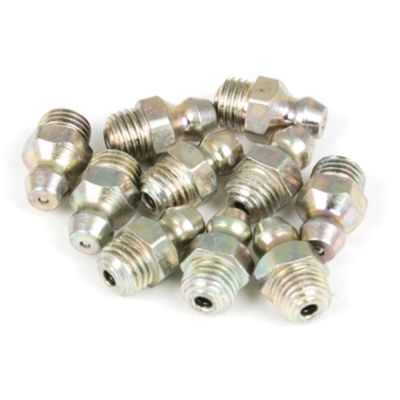 WLMW54259 image(0) - Wilmar Corp. / Performance Tool 10 pk. 8mm x 1 Short Grease Fitting