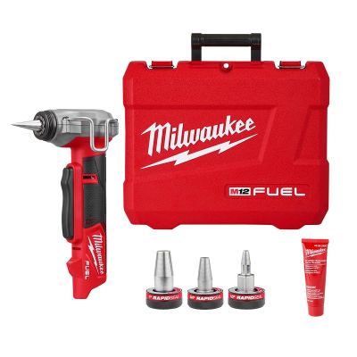 MLW2532-20 image(0) - Milwaukee Tool M12 FUEL ProPEX Expander w/ 1/2"-1" RAPID SEAL  ProPEX Expander Heads