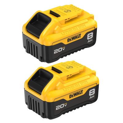 DWTDCB208-2 image(0) - DEWALT 20V MAX*  8Ah Battery 2-Pack