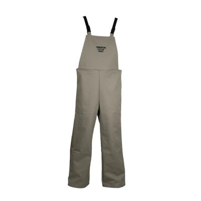 OBRCAT4-BIB-M image(0) - OBERON Bib Overalls - Arc Flash - 40 Cal CAT - Color: Khaki - Size: Medium