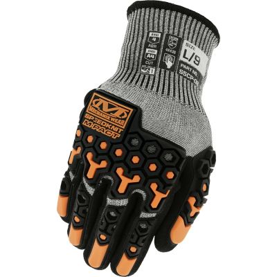 MECS5CP-08-007 image(0) - Mechanix Wear Speedknit M-Pact Dipped Nitrile Cut Level A4 Gloves, Small