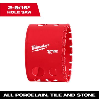 MLW49-56-5661 image(0) - Milwaukee Tool  2-9/16 Inch Diamond Max Hole Saw