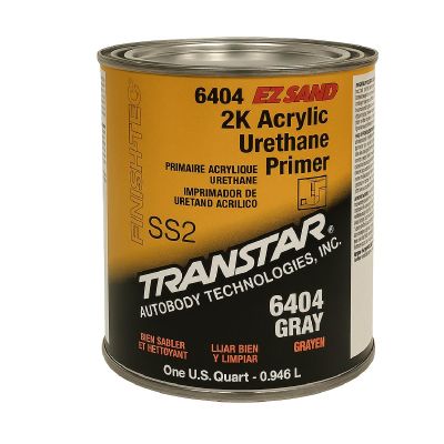 TRP6404 image(0) - Transtar Autobody Products 6404 - EZ Sand Acrylic Urethane Primer - 1 Quart Can - Gray - 4:1:1 Mixing