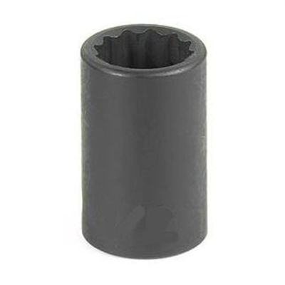 GRE1115M image(0) - Grey Pneumatic 3/8" Drive x 15mm 12 Point Standard Socket