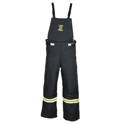 OBRTCG25-BIB-S image(0) - OBERON Bib Overalls - Arc Flash - 25 Cal TCG - Color: Black - Size: Small