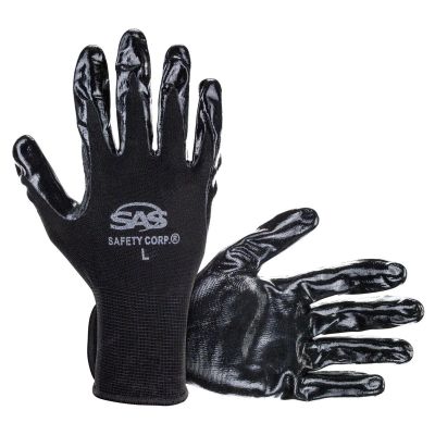 SAS640-1907 image(0) - SAS Safety PawZ Nitrile Coated Palm Gloves - Small