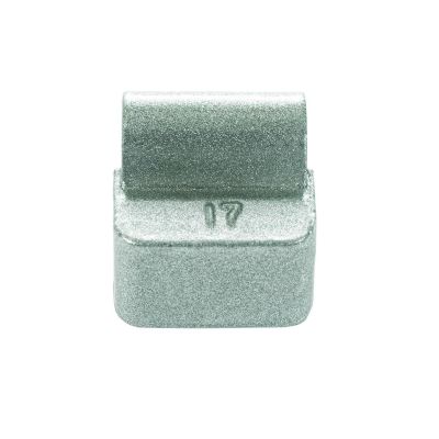PWWI7Z050 image(0) - Wegmann Automotive 5oz Heavy-Duty Zinc Coated Clip-on I7Z Series  Wheel Weight (Box of 25)
