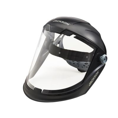 SRW14201 image(0) - Jackson Safety Face Shield - MAXVIEW Premium Series - 9.06" x 13.38' x 0.04" Window - Clear AF - 370 Speed Dial Headgear