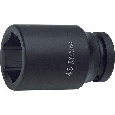 KKN18300A-1-1-2 image(0) - Ko-ken USA 18300A-1.1/2 1 Sq. Dr. Socket 1.1/2 6 point Length 108mm