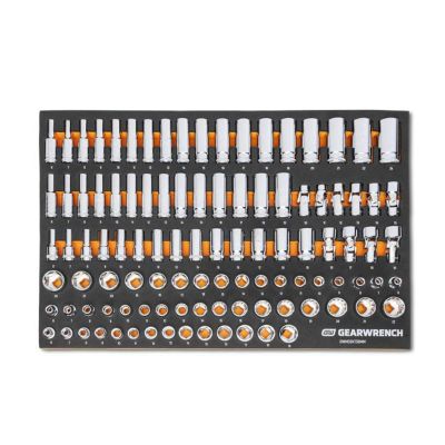 KDTGWMSSKT38MM image(0) - GearWrench 104 Piece 3/8" Drive Master Metric Socket Set in Foam Storage Tray
