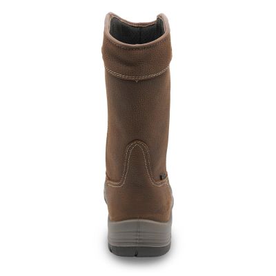 FSIA8204-12EE image(1) - Avenger Work Boots Framer MAX Wellington - Men's - CT|EH|WP|SR|SF|B&W - Brown - Size: 12 - EE - (Extra Wide)