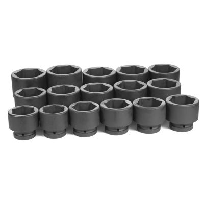 GRE9016 image(0) - Grey Pneumatic 1" Dr. 16 Piece Fractional Set 2-1/16" - 3"