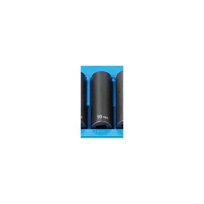 GRE2118MD image(0) - Grey Pneumatic 1/2" Drive x 18mm Deep - 12 Point Socket