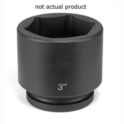 GRE4116R image(0) - Grey Pneumatic 1" Drive x 3-5/8" Standard Socket