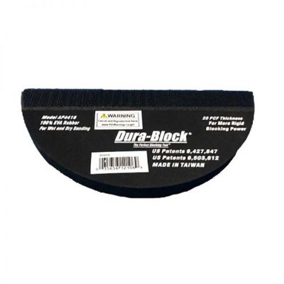 TADAF4416H image(0) - Trade Associates Dura-Block 6&rdquo; Half Round Hook & Loop &ldquo;TACO&rdquo; Hard Sanding Block