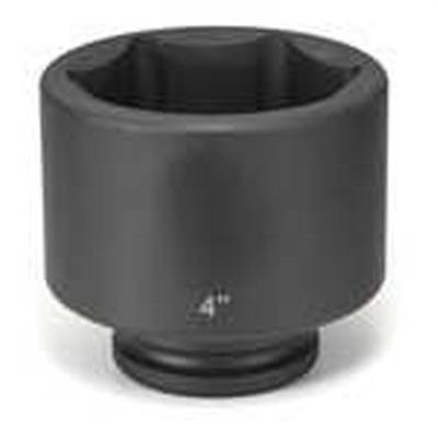 GRE6124R image(0) - Grey Pneumatic 1-1/2" Drive x 3-7/8" Standard  Socket