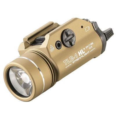 STL69266 image(0) - Streamlight TLR-1 HL - Includes Rail Locating Keys and Lithium Batteries - Box - Flat Dark Earth