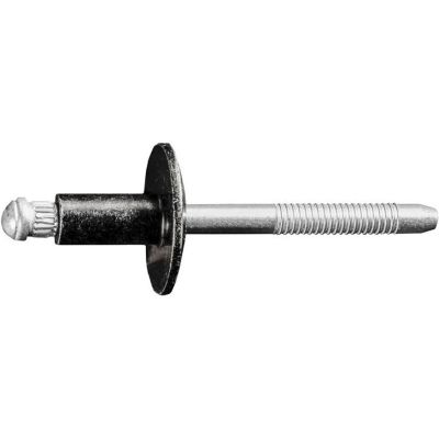 AVC12652 image(0) - AUVECO 12652 Special Rivet, 1/4 in Dia x 1/8 to 1/4 in Grip Range, Steel, Black