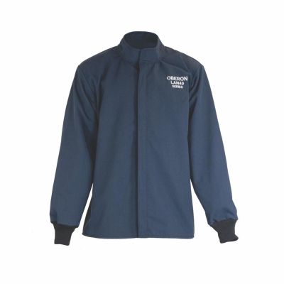 OBRLAN4-CT-L image(0) - OBERON Coat - Arc Flash - 40 Cal LAN Series Deluxe - Color: Navy Blue - Size: Large