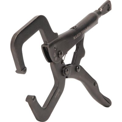 KLE38632 image(0) - Klein Tools C-Clamp Locking Pliers With Standard Jaws, 11-Inch