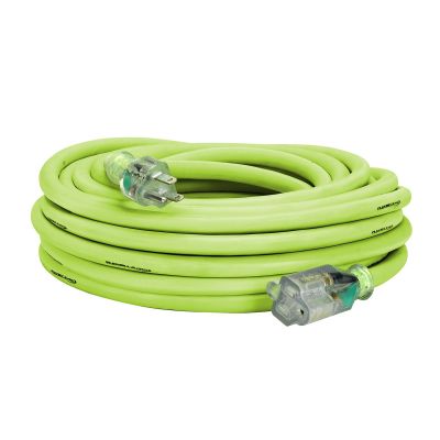 LEGFZ512835 image(0) - Legacy Manufacturing Flexzilla Pro Extension Cord, 12/3 AWG SJTW, 100', Outdoor, Lighted Plug