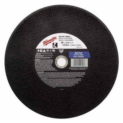 MLW49-94-1275 image(1) - Milwaukee Tool 12" x 1/8" x 1" Cut-Off Wheel (Type 1)