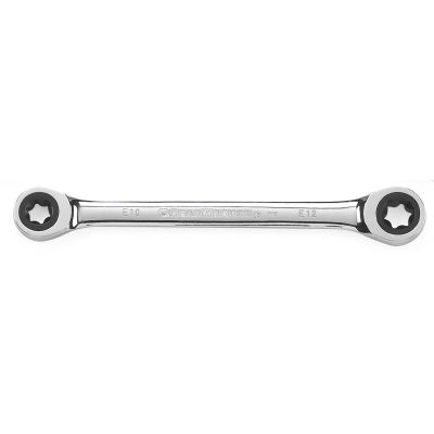 KDT9221 image(0) - GearWrench E10 x E12 E-Torx Double Box Ratcheting Wrench