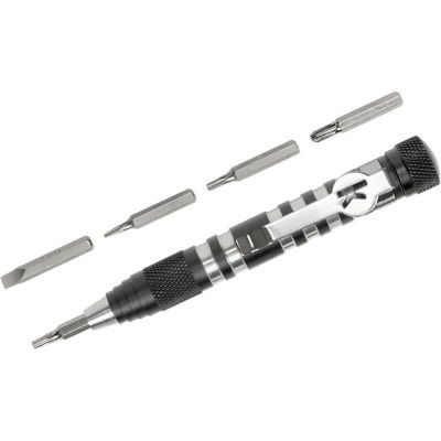 KERTXTOOL image(0) - Kershaw TX Tool Multi-Function Magnetic Bit Driver - Silver/Gray