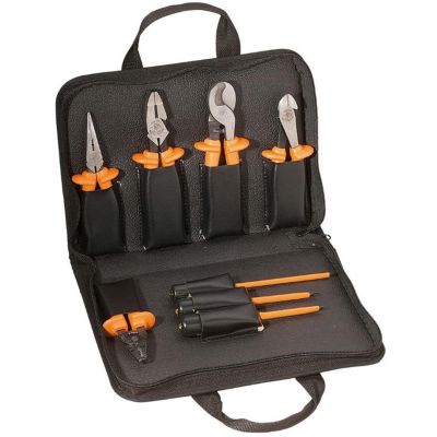KLE33529 image(0) - Klein Tools Premium 1000V Insulated Tool Kit, 8-Piece
