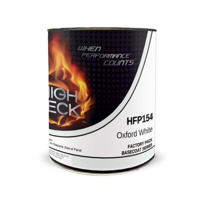 HITHFP154-4 image(0) - High Teck Products HFP154-4 Series HFP National Rule Urethane Basecoat, 1 qt, Oxford White, 6.8 lb/gal VOC